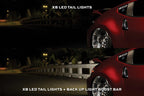 Morimoto XB LED Tail Lights: 09-21 Nissan 370Z (Gen II / Black Red / Set)