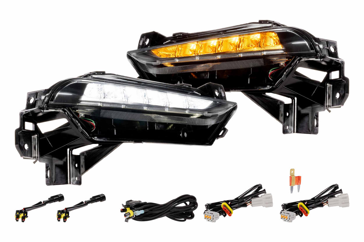 Morimoto XB LED DRL: 15-21 Nissan 370Z Nismo Bumper (Set)