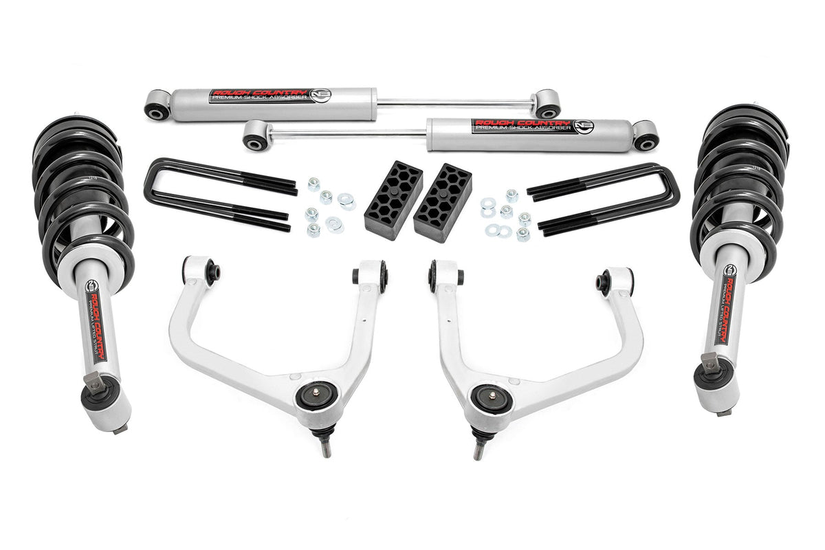 ROUGH COUNTRY Lift Kit Chevy Silverado 1500 2WD/4WD (2019-2024)