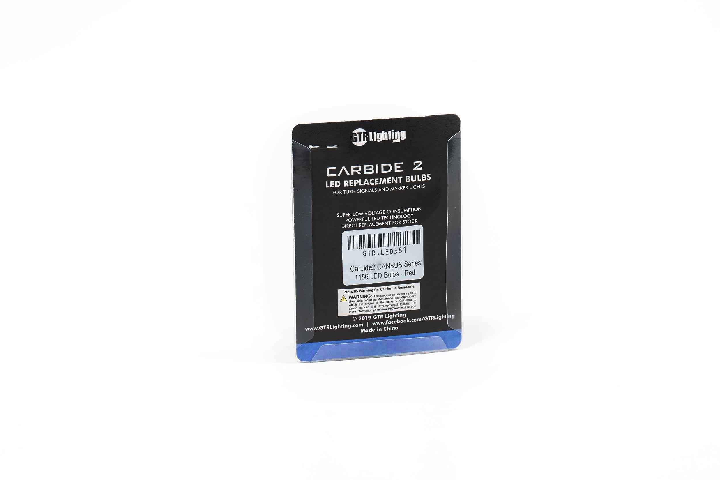 GTR Lighting 1156: GTR Carbide Canbus 2.0 LED (Red)
