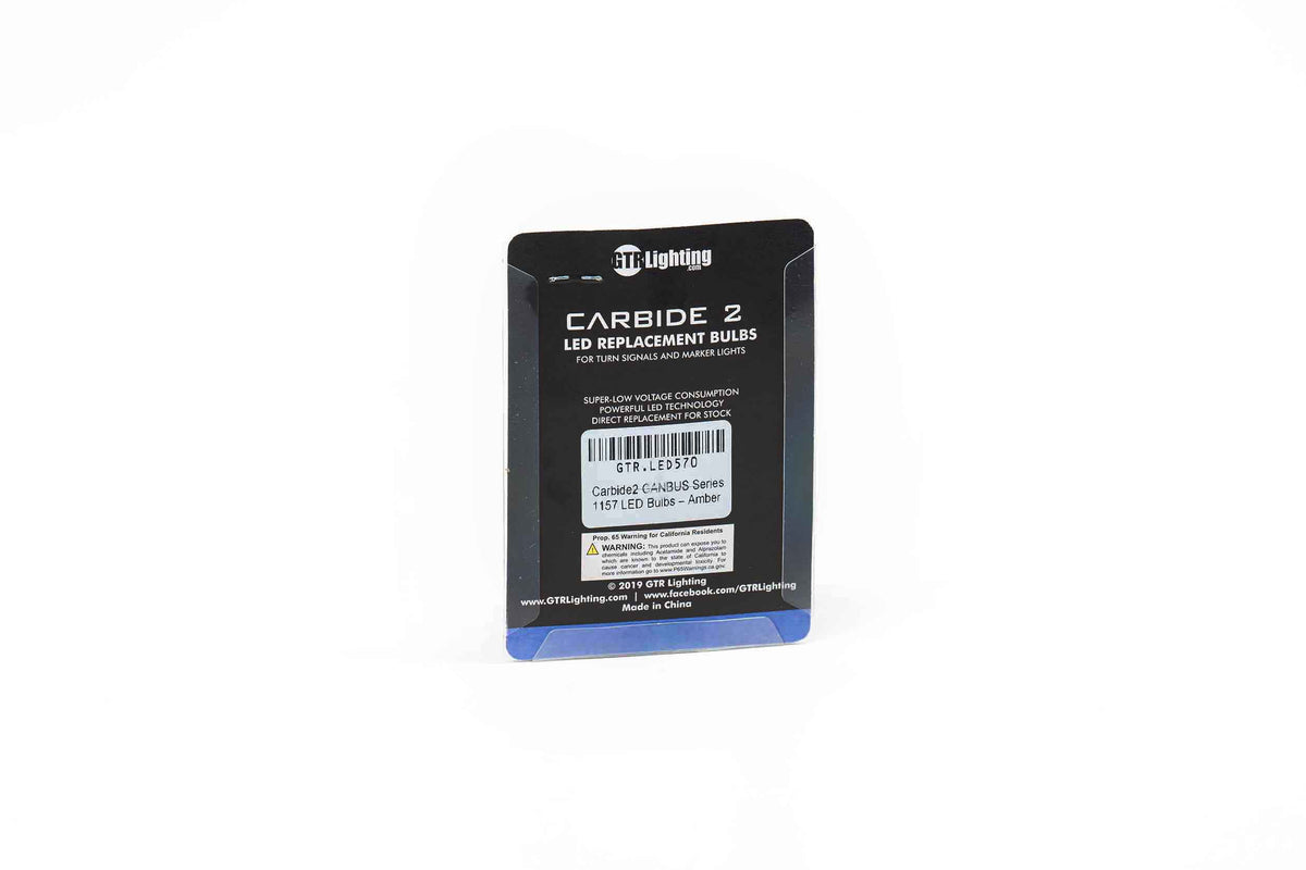 GTR Lighting 1157: GTR Carbide Canbus 2.0 LED (Amber)