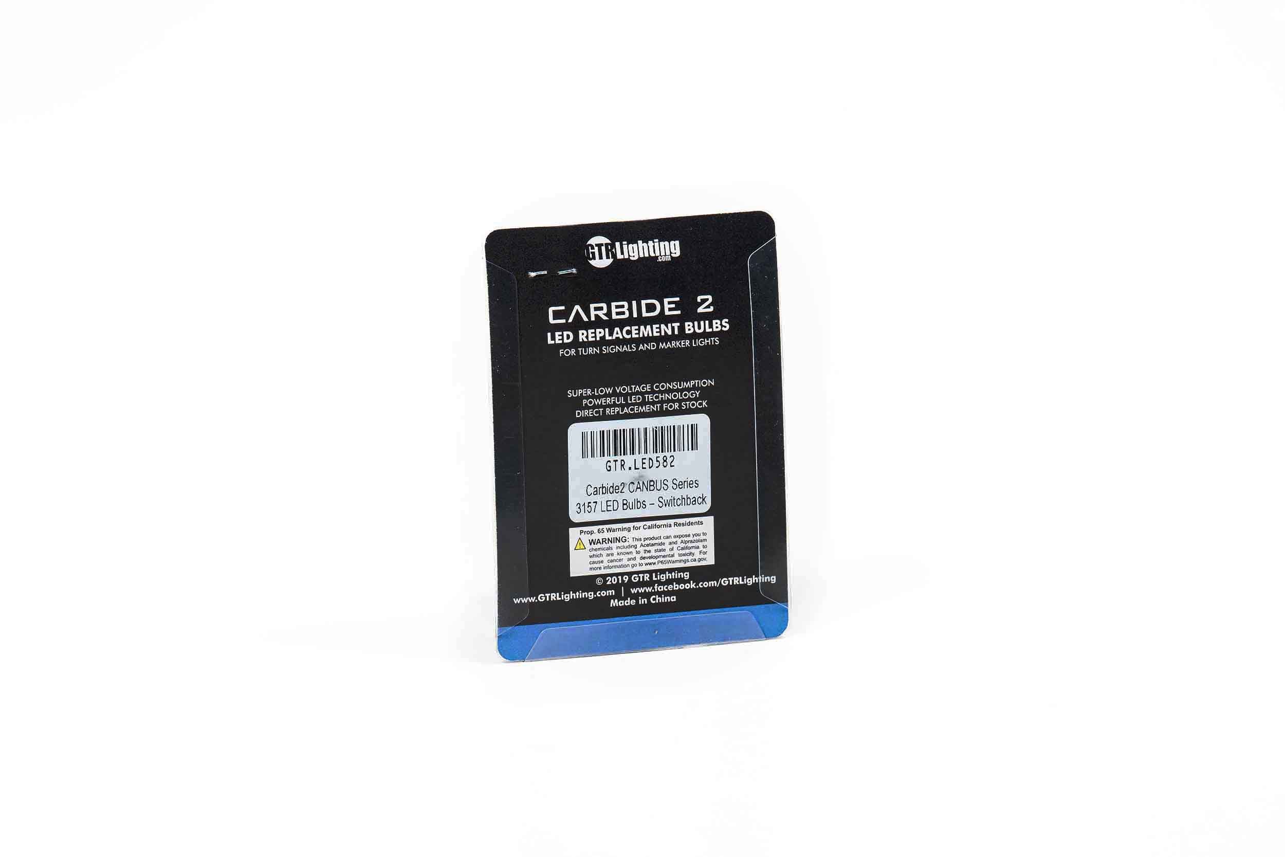 GTR Lighting 3156/3157 Non-CK: GTR Carbide Canbus 2.0 LED (Switchback)