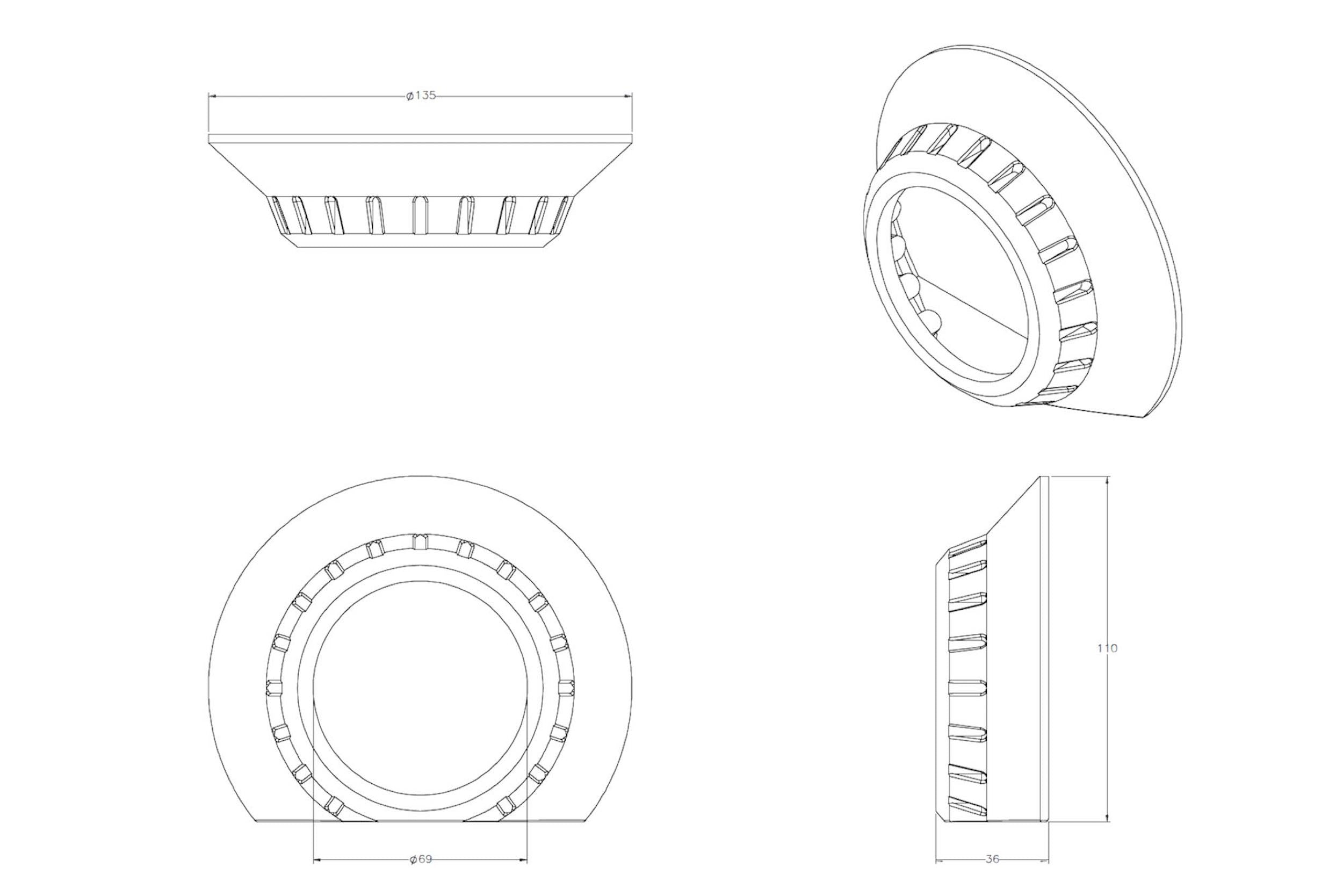 Morimoto E46-R Projector Shroud