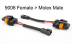 Morimoto Adapter: 9006 Female to Molex Male