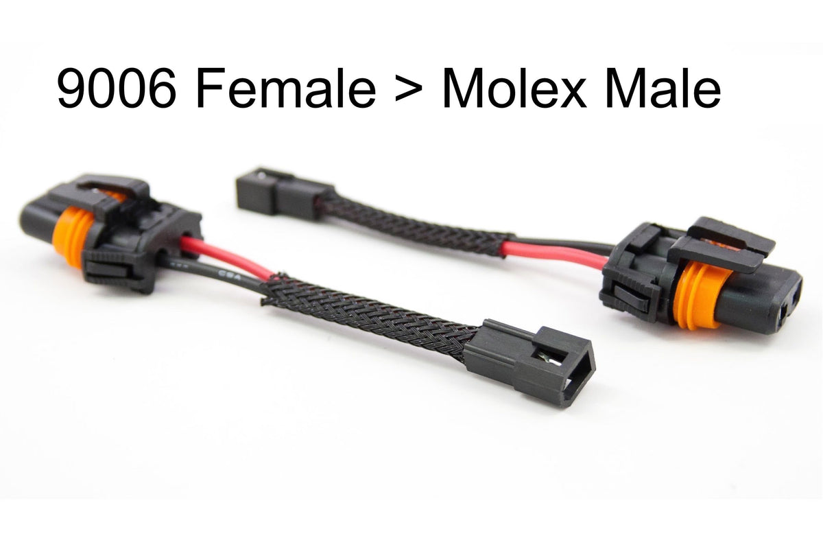 Morimoto Adapter: 9006 Female to Molex Male