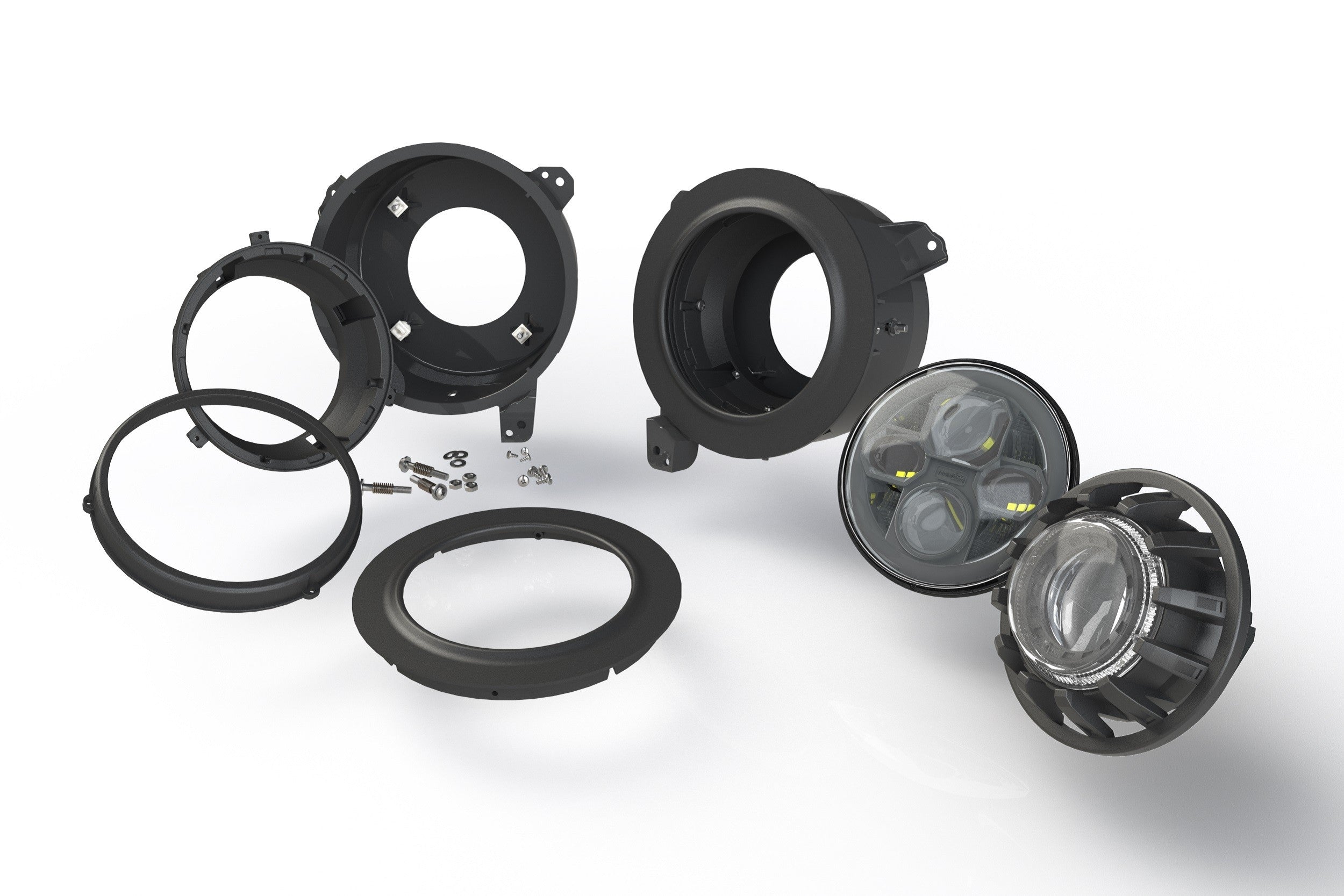 Morimoto 7in Headlight Adapters: Jeep JL / JT (Set)