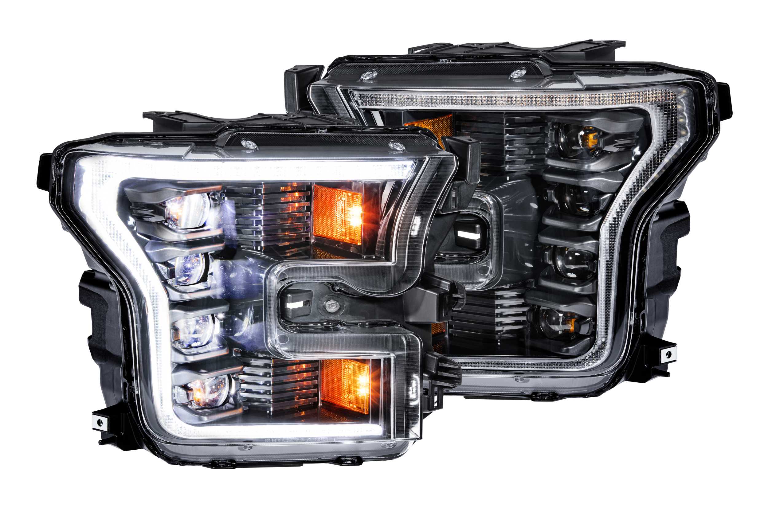 Morimoto XB LED Headlights: Ford F-150 (15-17 / White DRL / Set)