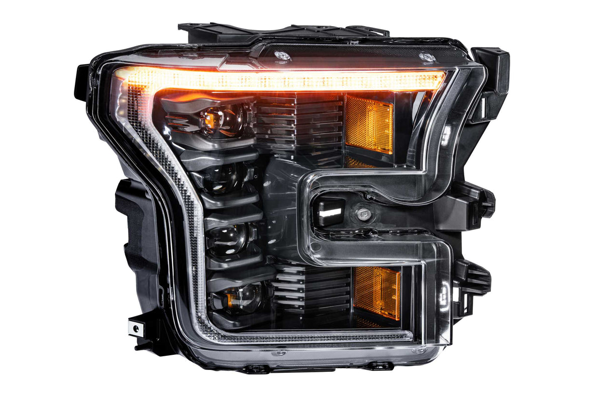 Morimoto XB LED Headlights: Ford F-150 (15-17 / Amber DRL / Set)