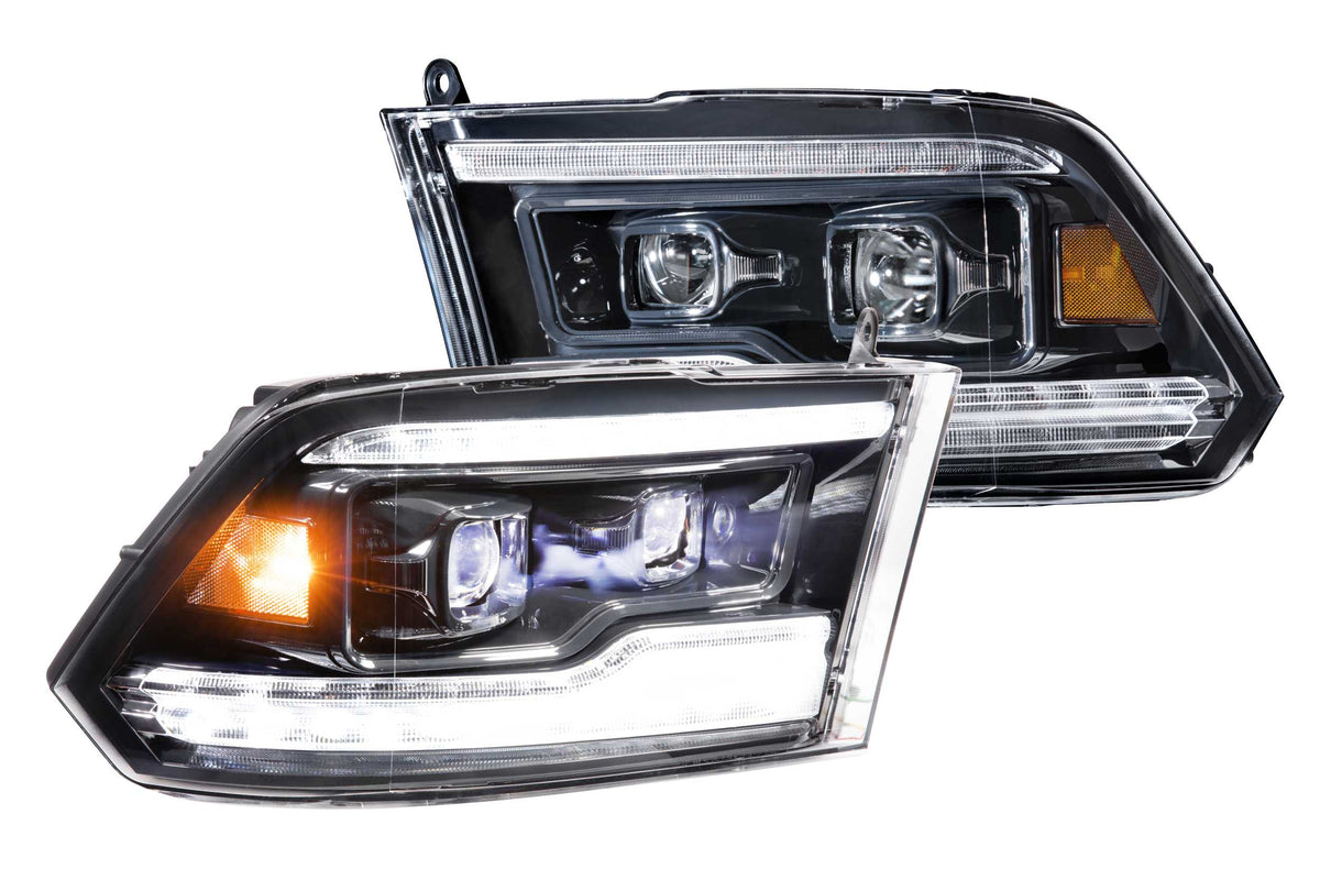 Morimoto XB LED Headlights: Dodge Ram (09-18 / White DRL / Set)