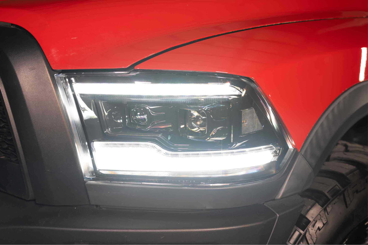 Morimoto XB LED Headlights: Dodge Ram (09-18 / White DRL / Set)