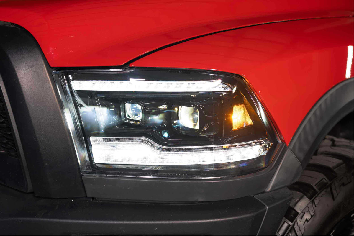 Morimoto XB LED Headlights: Dodge Ram (09-18 / White DRL / Set)