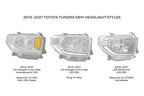 Morimoto XB LED Headlights: Toyota Tundra (14-21 / White DRL / Set)