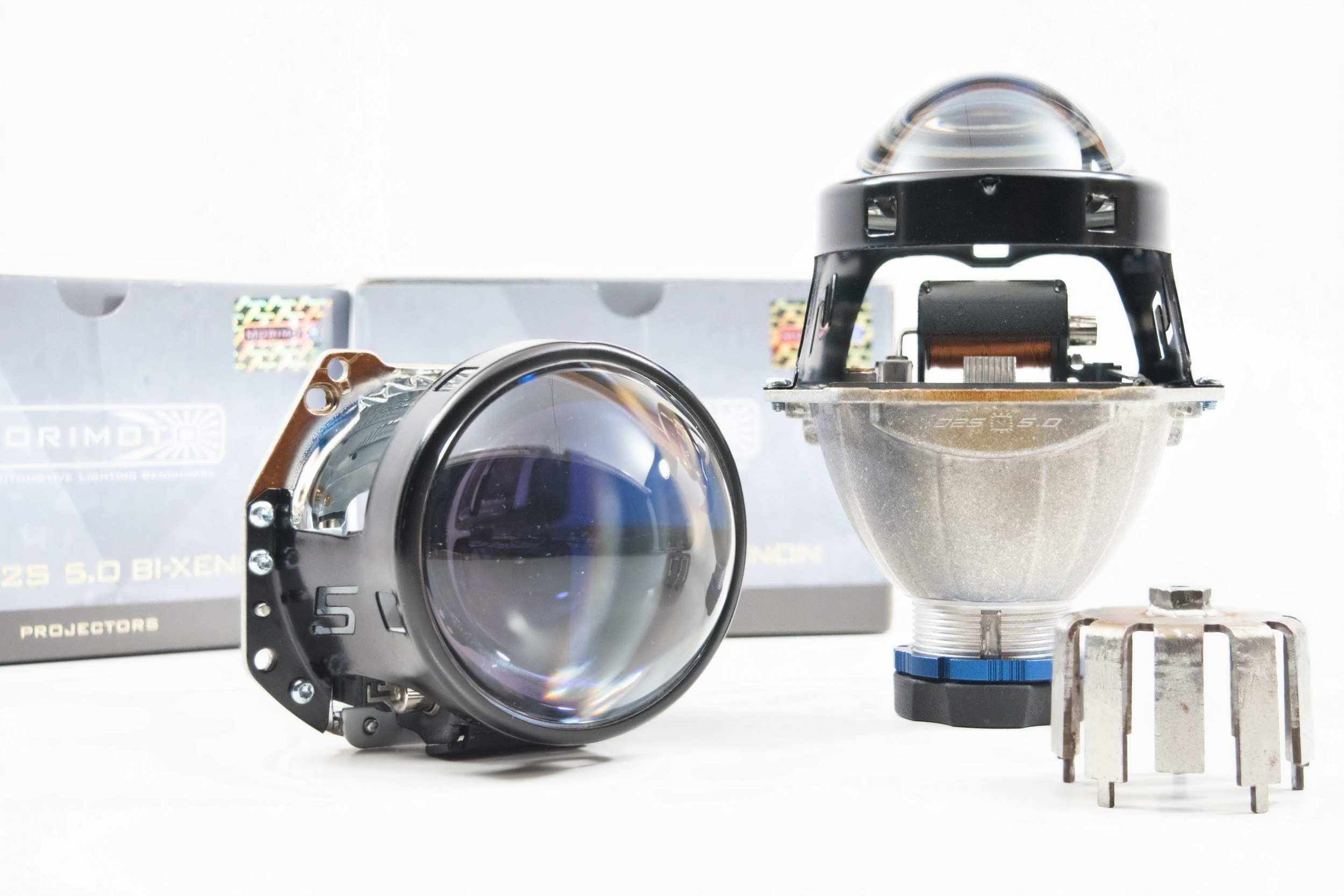 Morimoto Bi-Xenon: Mini D2S 5.0: (Round Lens/LHD)