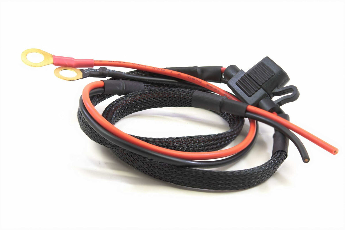 Morimoto Fuse Box Harness: O-Ring Terminals (12V +/-)