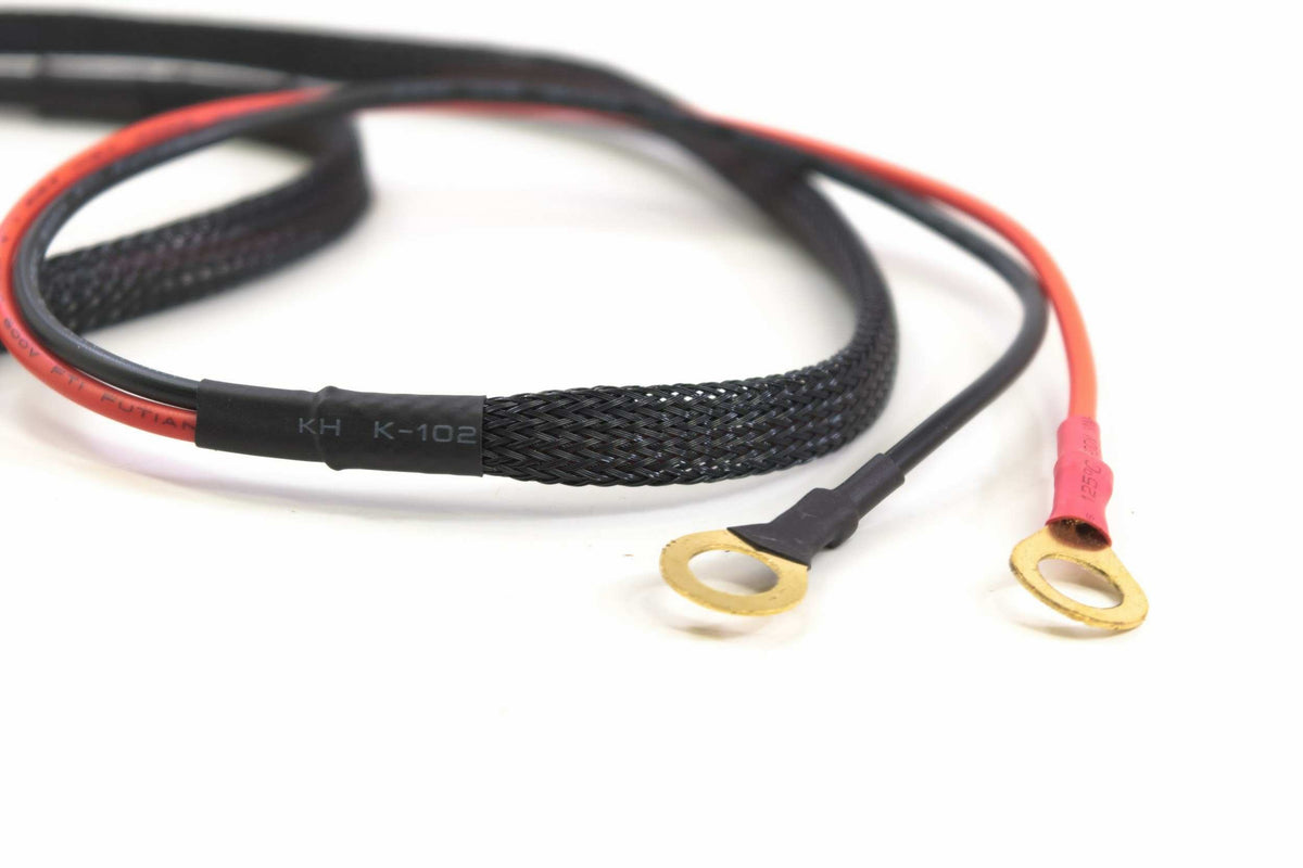 Morimoto Fuse Box Harness: O-Ring Terminals (12V +/-)
