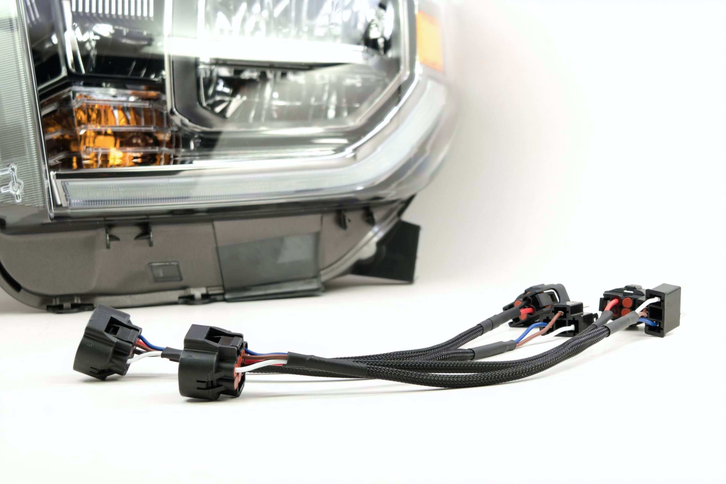 Morimoto Conversion Harness for Halogen Tundra with LED DRL (Convert to OEM LED Headlights)