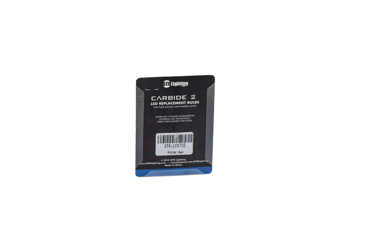 GTR Lighting PY21W: GTR Carbide Canbus 2.0 LED (Red)