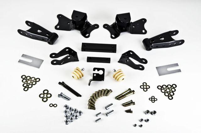Belltech SHACKLE AND HANGER KIT 97-00 C-2500/3500 4inch Dually