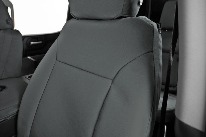 Covercraft 22-24 Jeep Grand Endura PrecisionFit Custom Front Row Seat Covers - Charcoal/Charcoal
