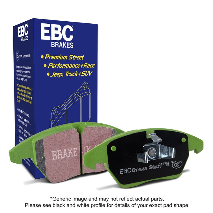 EBC 96-97 Lexus LX450 4.5 Greenstuff Front Brake Pads