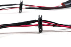 Morimoto Harness: H-Series housing pass-through cables w/ grommet (9006)