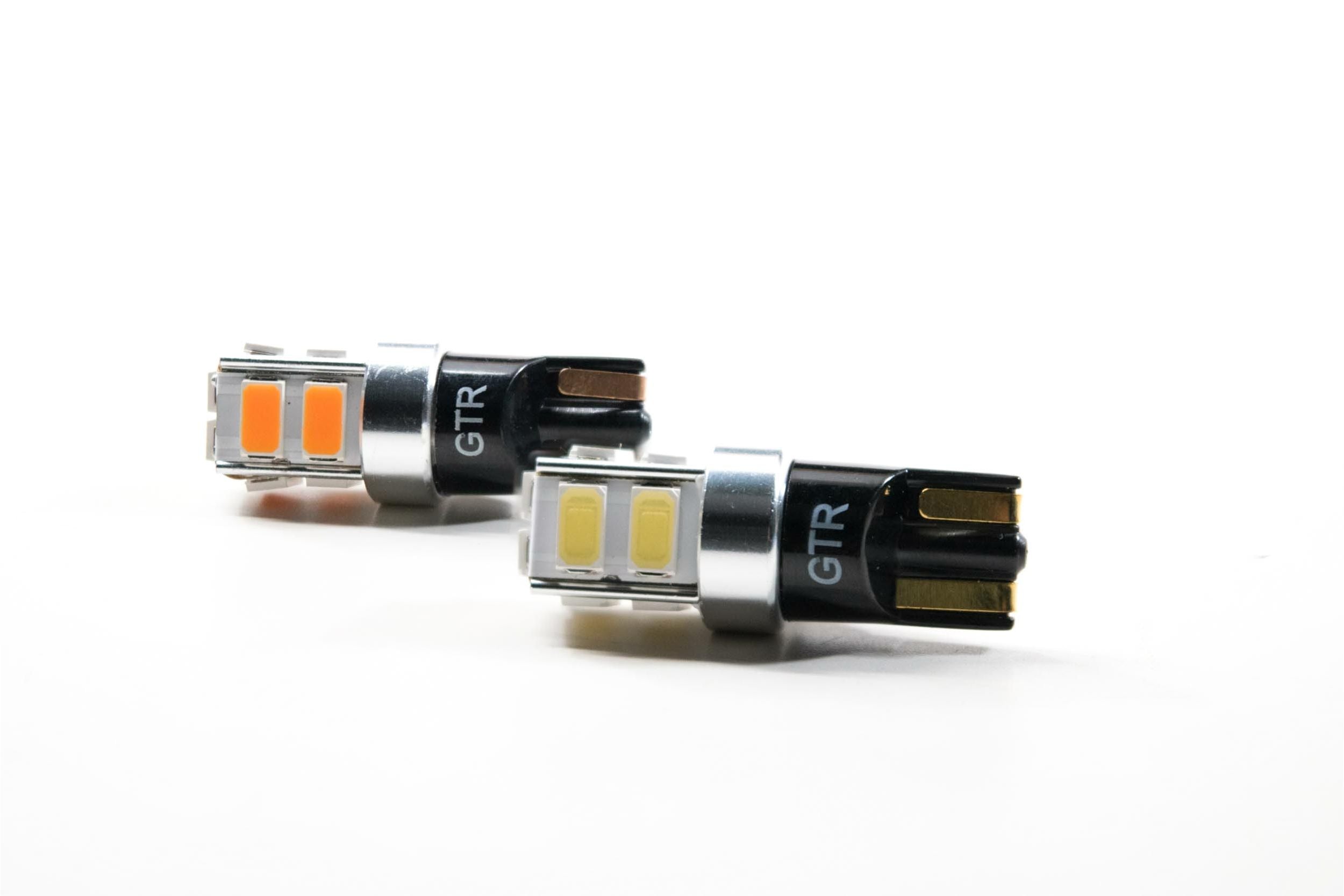 GTR Lighting T10/194: GTR 10-Chip Canbus LED (Amber)