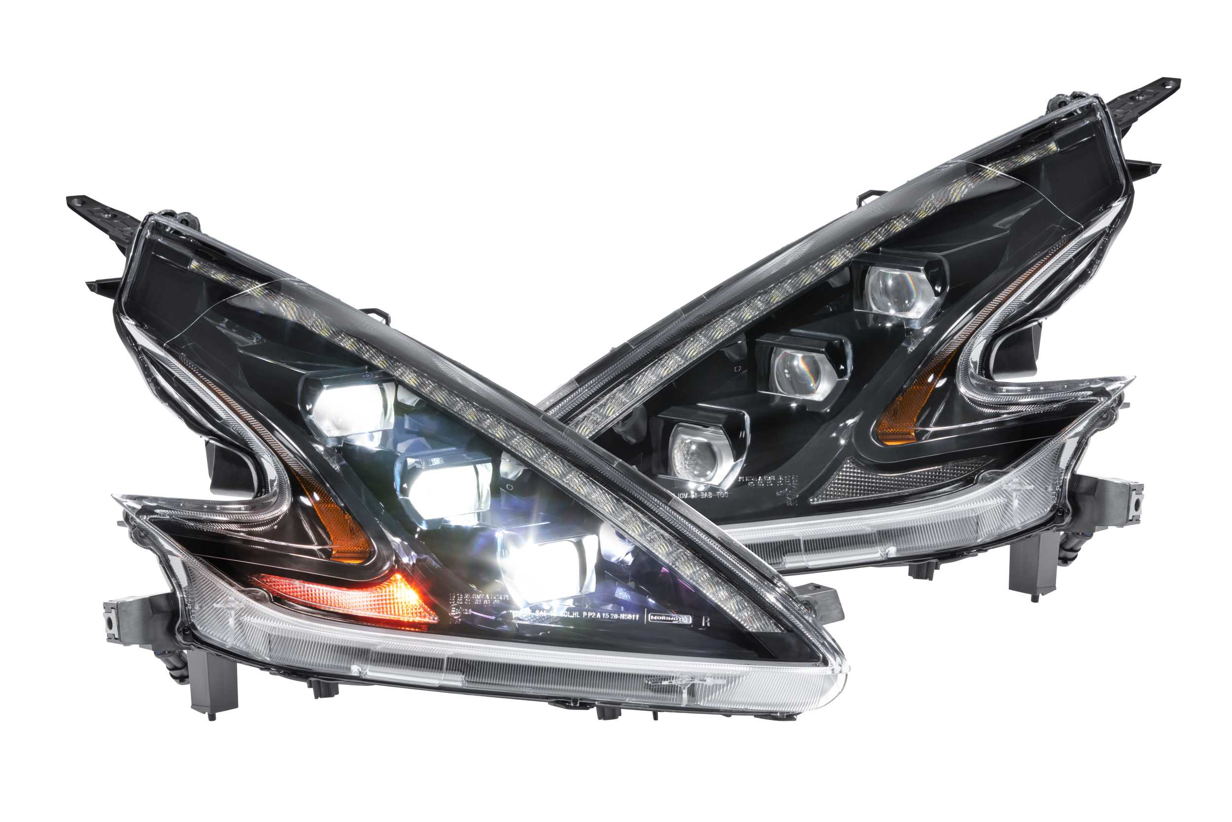 Morimoto XB LED Headlights: Nissan 370Z (09-21 / LHD / Set)