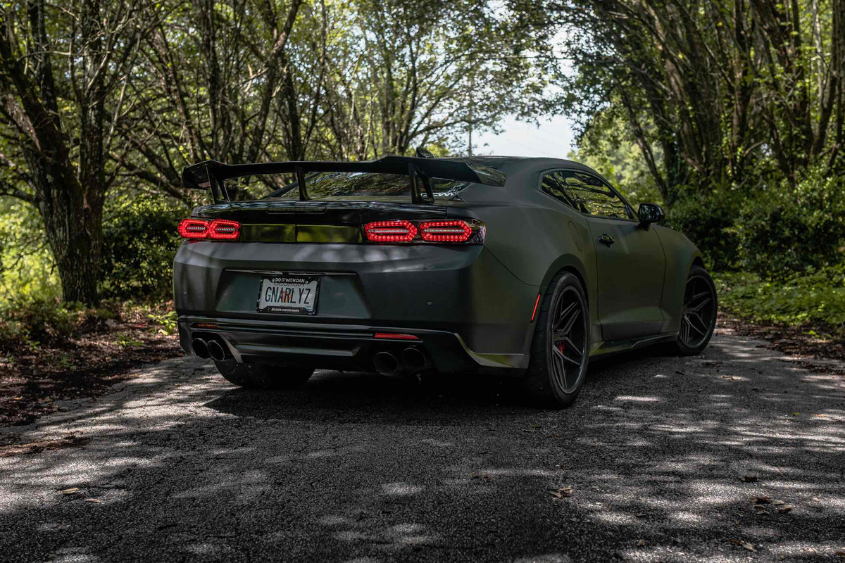 Morimoto XB LED Tail Lights: Chevrolet Camaro (16-18 / Red Lens Facelift / Set)