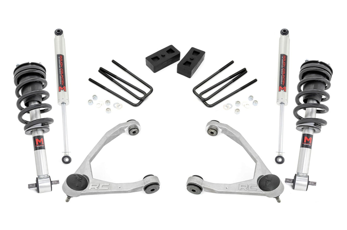 3.5 Inch Lift Kit | Cast Steel | N3 Strut | Chevy/GMC 1500 (14-16)
