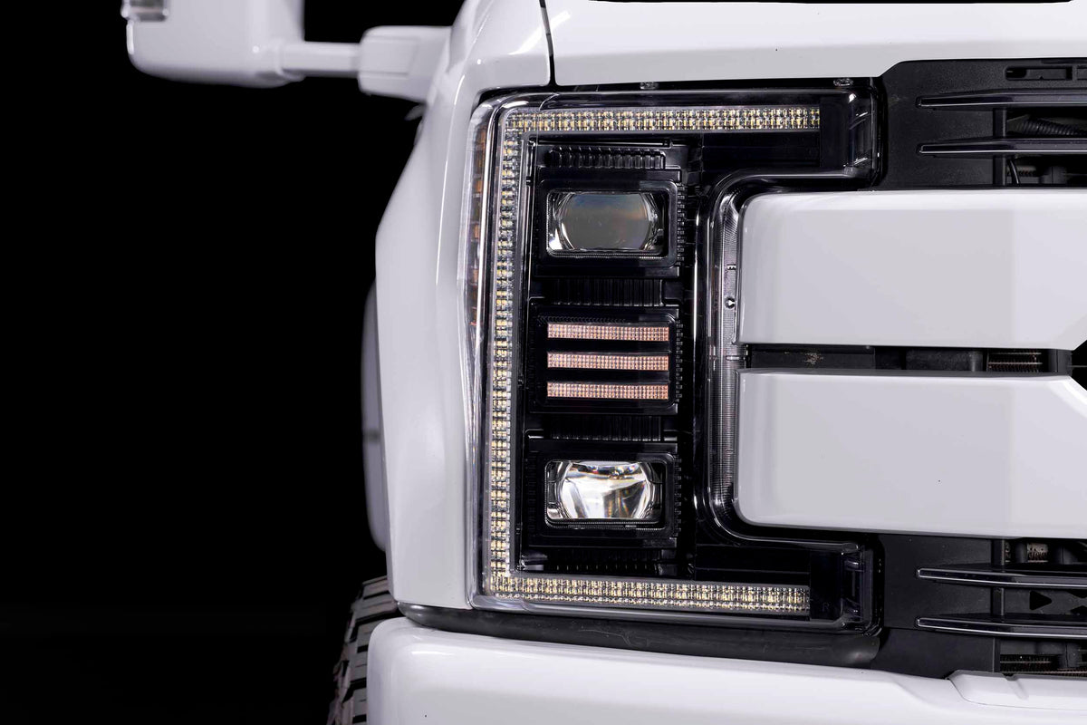 Morimoto XB Hybrid LED Headlights: Ford Super Duty (17-19 / Set)