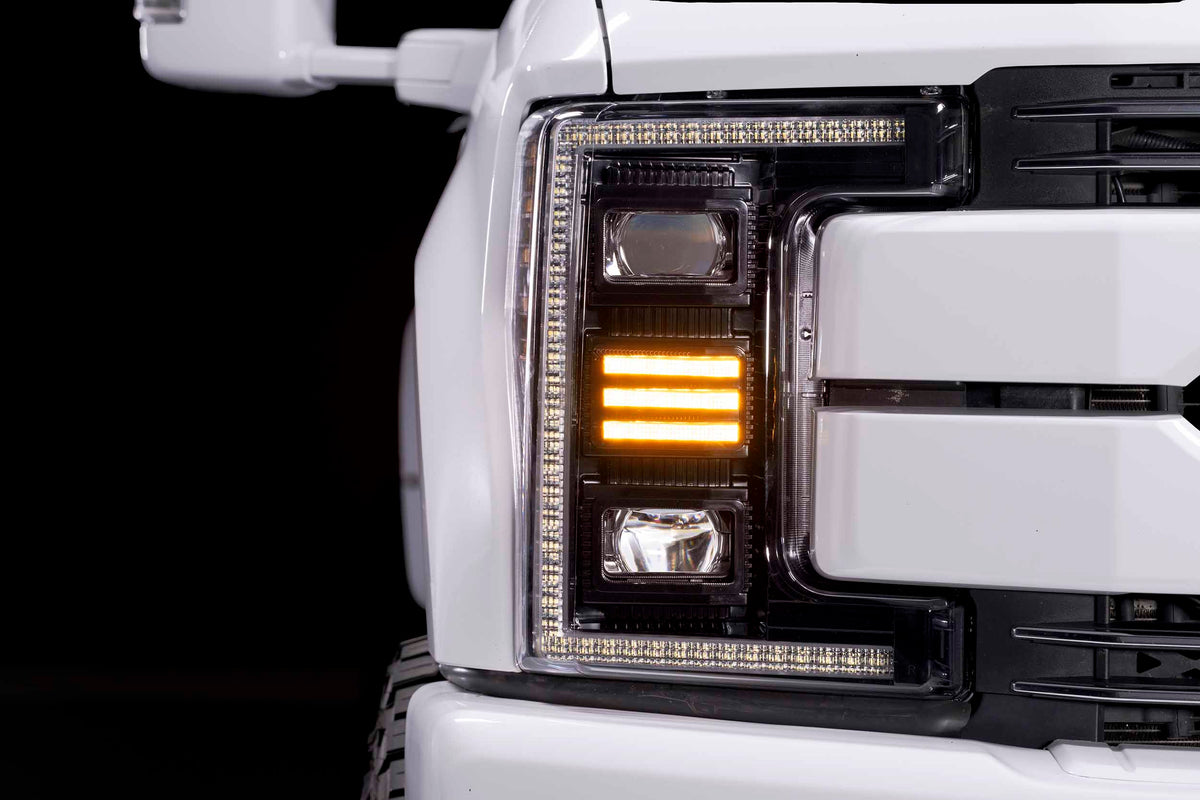 Morimoto XB Hybrid LED Headlights: Ford Super Duty (17-19 / Set)