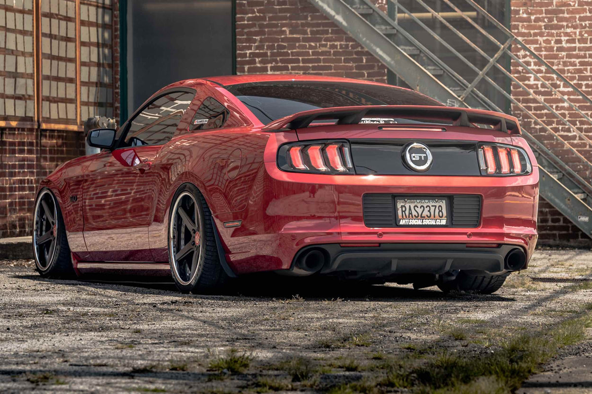 Morimoto XB LED Tail Lights: Ford Mustang (10-12 / Smoked Lens / Set)