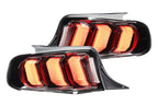 Morimoto XB LED Tail Lights: Ford Mustang (10-12 / Red Lens / Set)