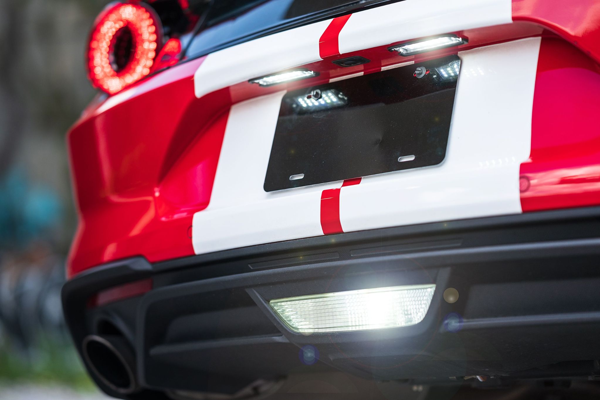 Morimoto XB LED License Plate Lights: Ford Mustang (15-20 / Set)