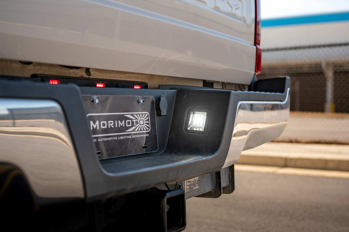 Morimoto XB LED License Plate Lights: Ford Super Duty (17-22 / Set)
