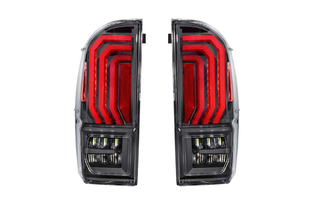 Morimoto XB LED Tail Lights: Toyota Tacoma (16-23 / Clear Lens / Set)