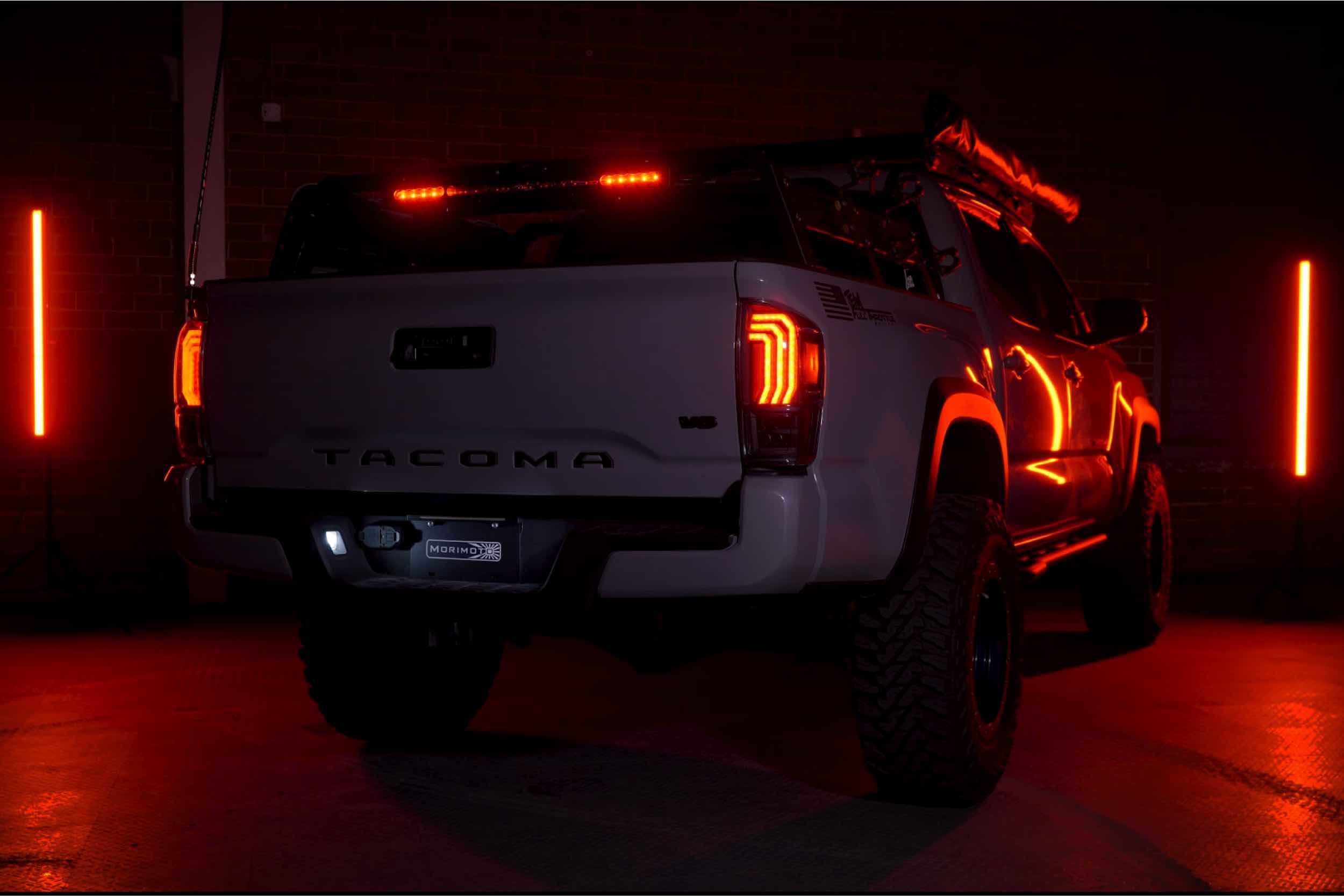 Morimoto XB LED Tail Lights: Toyota Tacoma (16-23 / Clear Lens / Set)