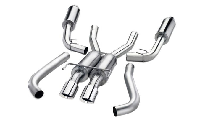 Corsa 2009-2013 Chevrolet Silverado Reg. Cab/Long Bed 1500 4.8L V8 Polished Sport Cat-Back Exhaust