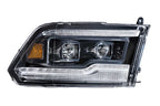 Morimoto XB LED Headlights: Dodge Ram (09-18 / Amber DRL / Set)