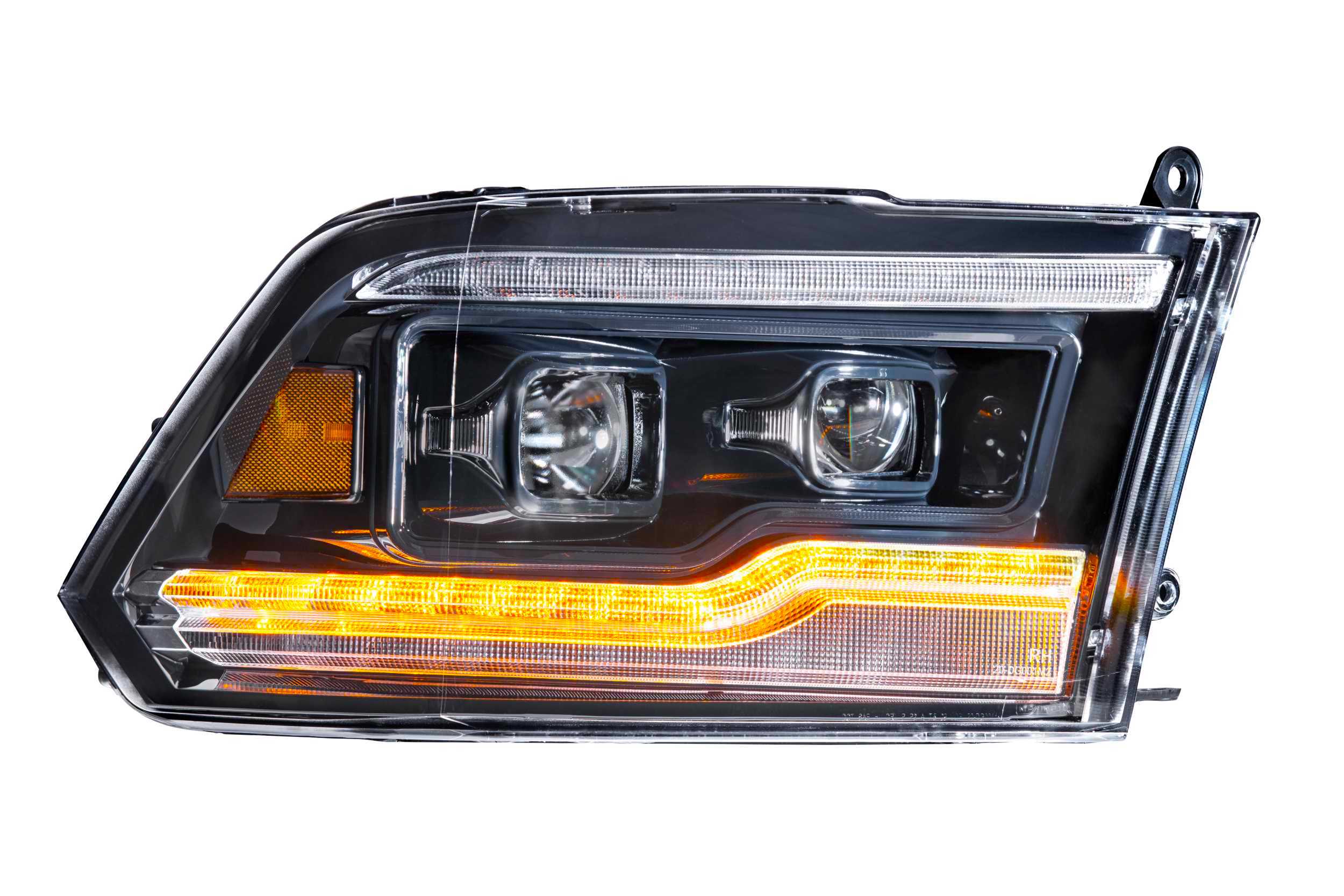 Morimoto XB LED Headlights: Dodge Ram (09-18 / Amber DRL / Set)