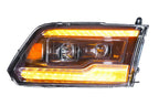 Morimoto XB LED Headlights: Dodge Ram (09-18 / Amber DRL / Set)