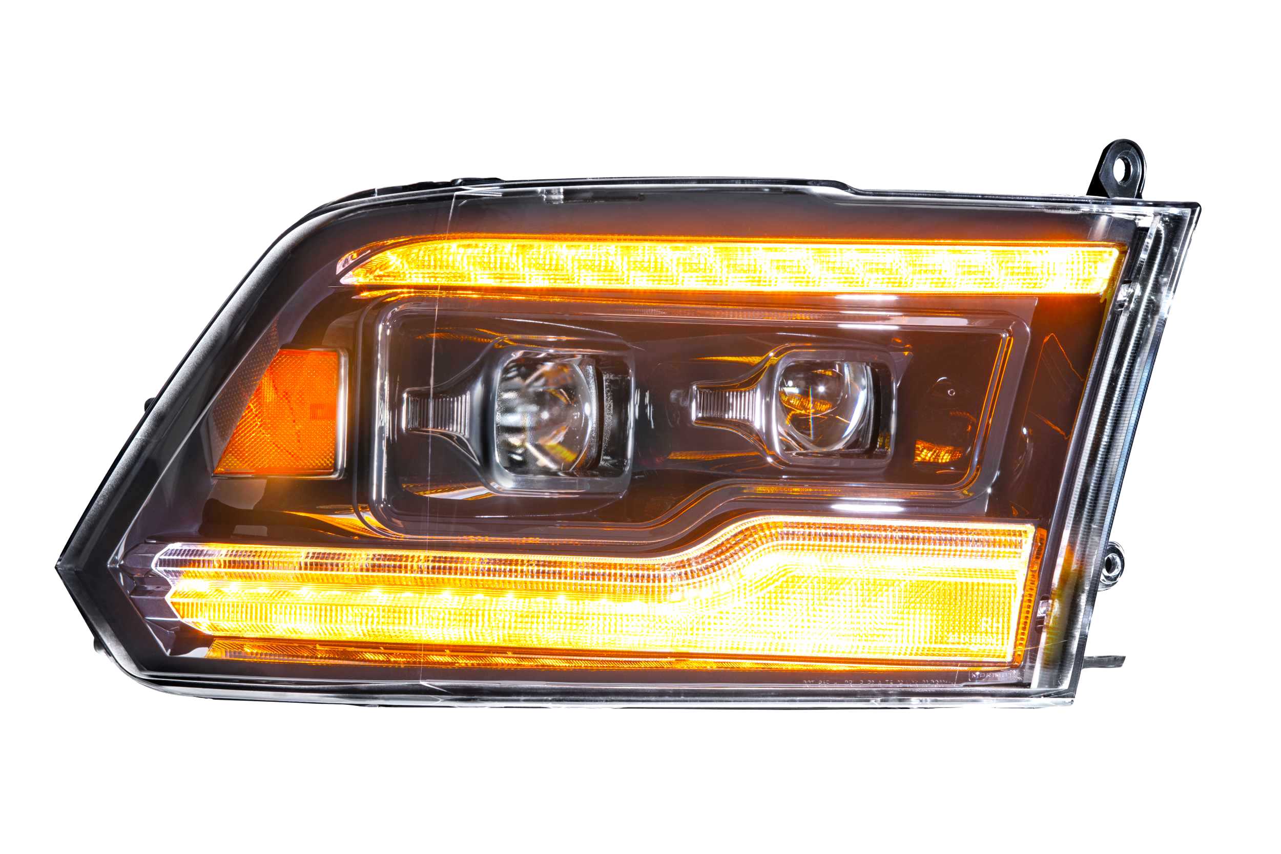 Morimoto XB LED Headlights: Dodge Ram (09-18 / Amber DRL / Set)