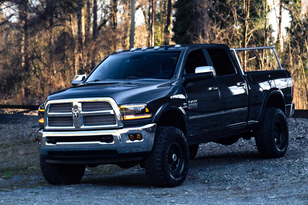 Morimoto XB LED Headlights: Dodge Ram (09-18 / Amber DRL / Set)