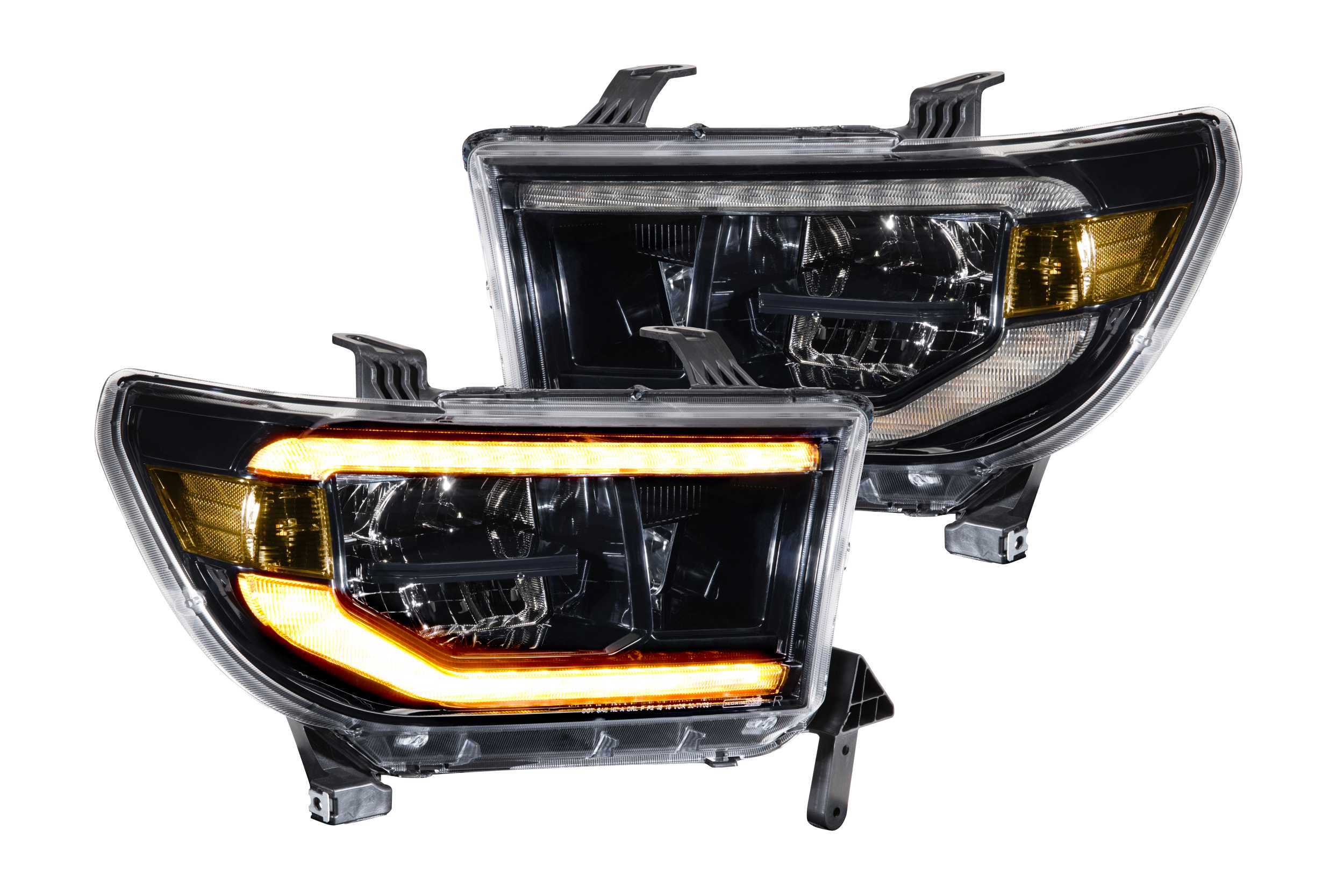 Morimoto XB LED Headlights: Toyota Tundra (07-13 / Amber DRL / Set)