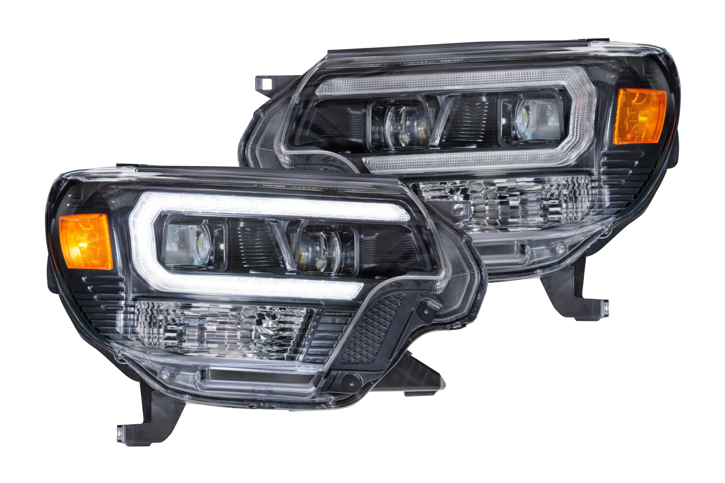 Morimoto XB Hybrid LED Headlights: Toyota Tacoma (12-15 / White DRL / Set)