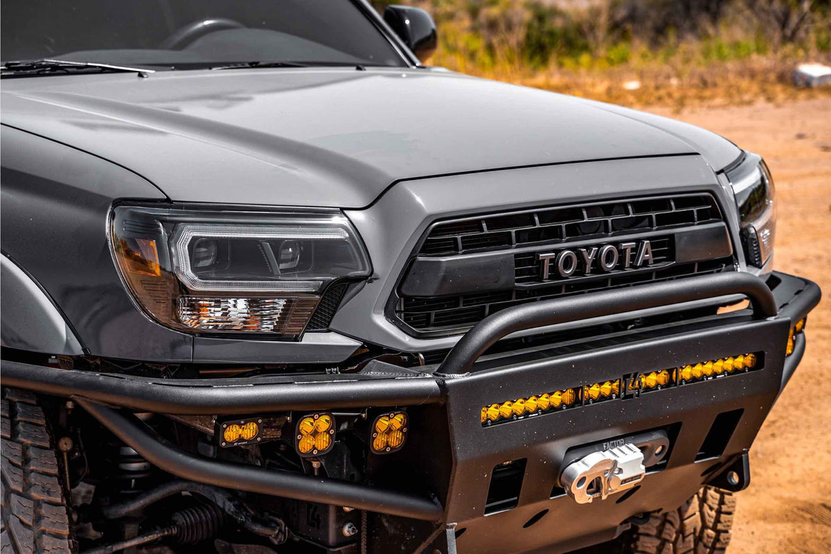Morimoto XB Hybrid LED Headlights: Toyota Tacoma (12-15 / Amber DRL / Set)