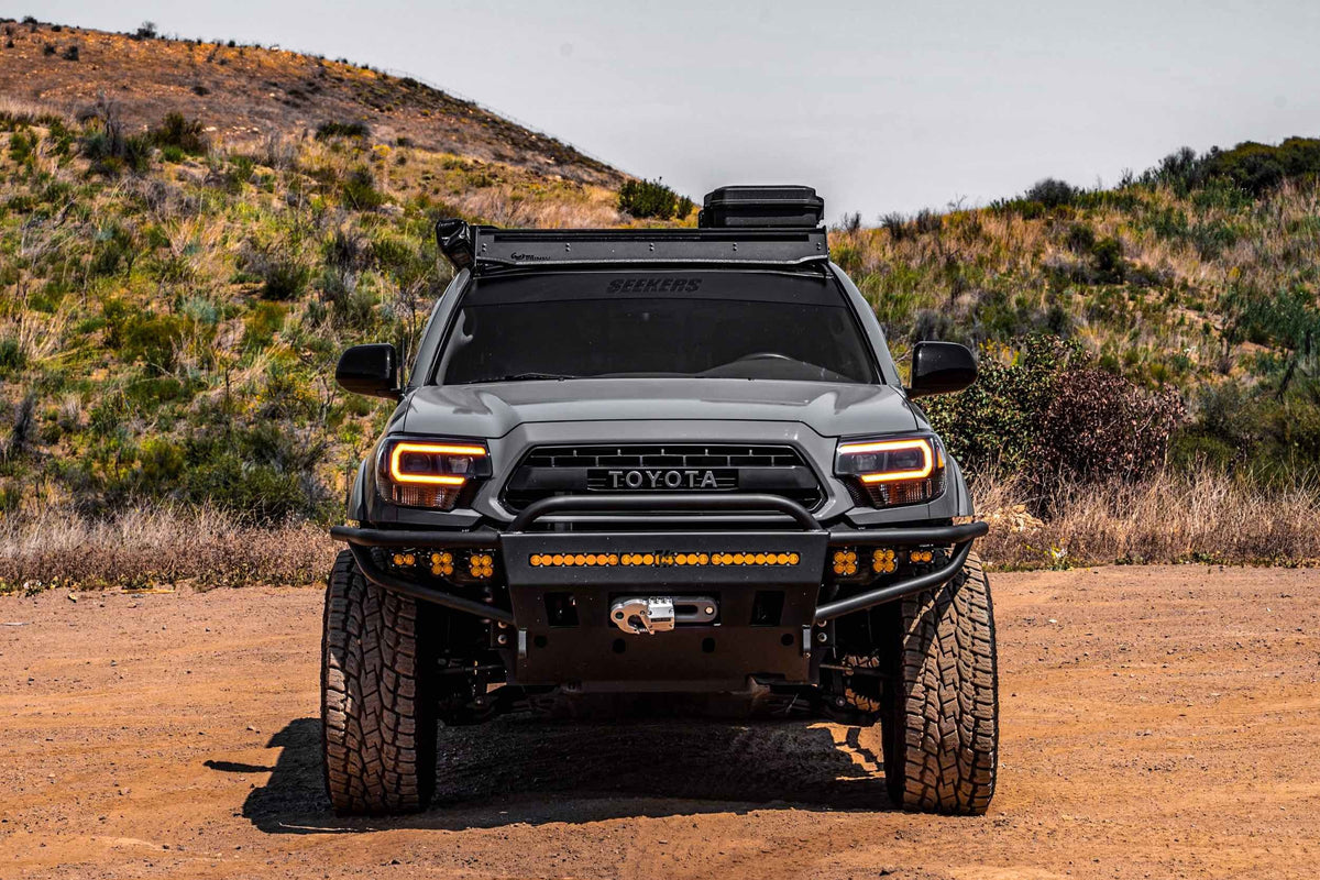 Morimoto XB Hybrid LED Headlights: Toyota Tacoma (12-15 / Amber DRL / Set)
