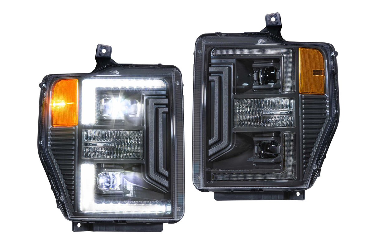 Morimoto XB Hybrid LED Headlights: Ford Super Duty (08-10 / Set)