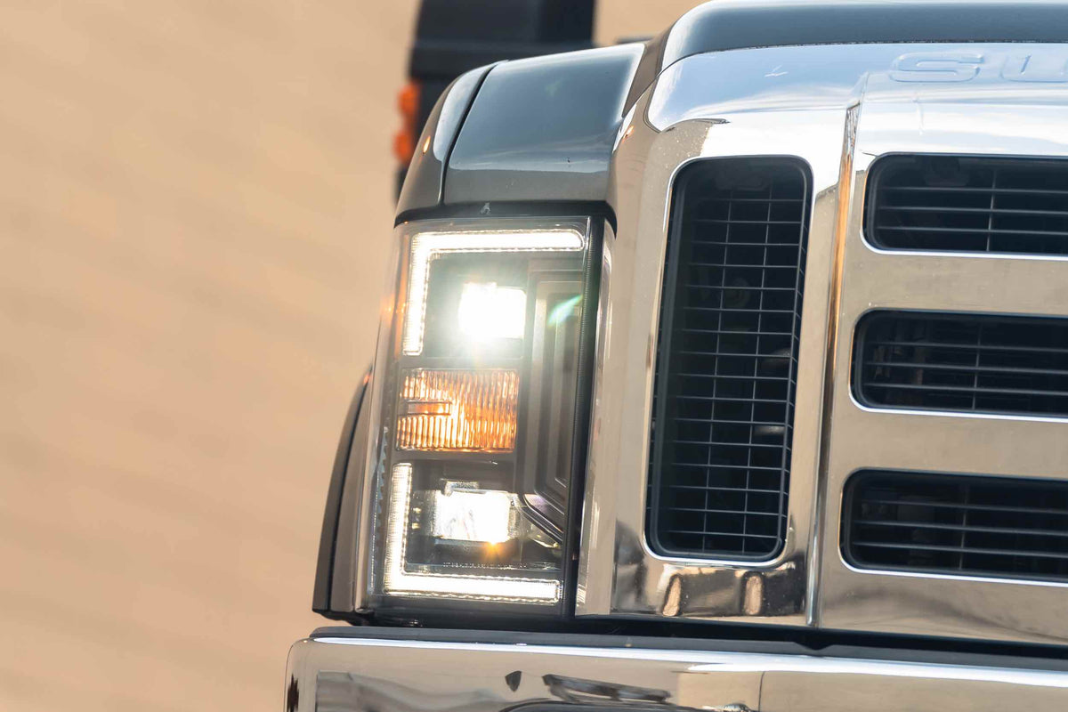 Morimoto XB Hybrid LED Headlights: Ford Super Duty (08-10 / Set)