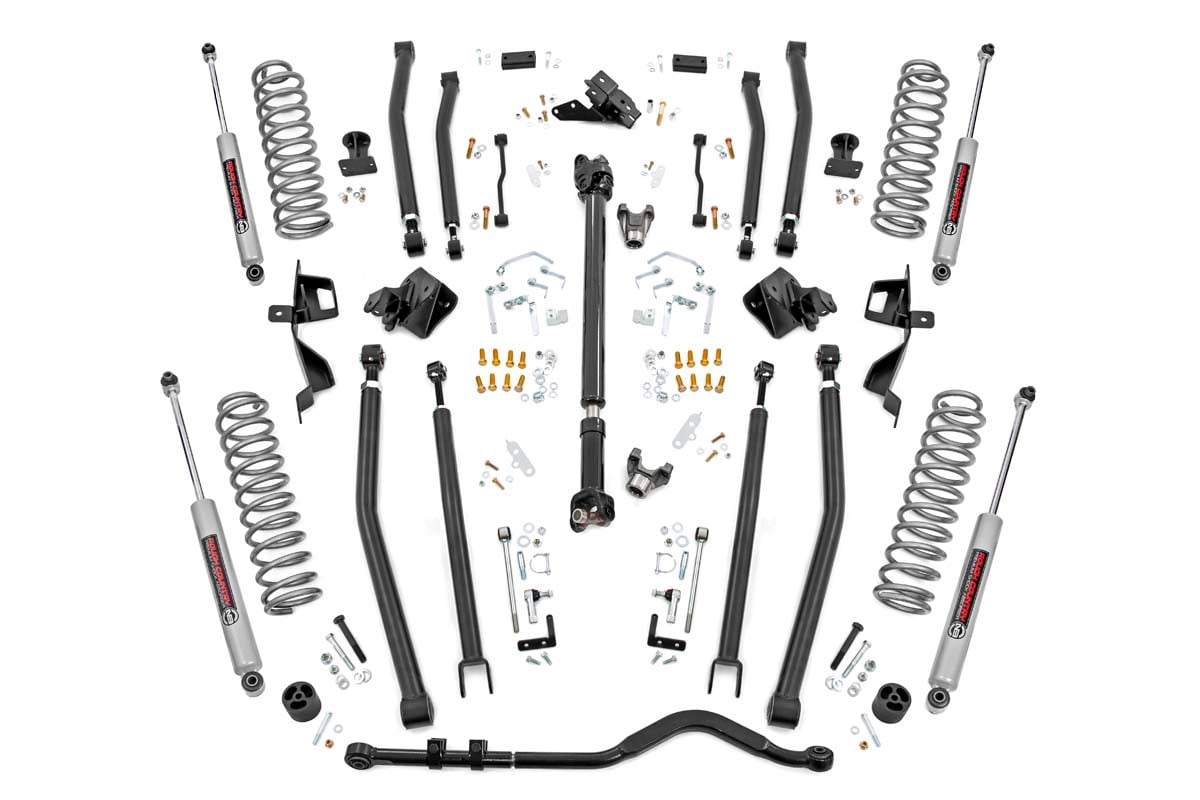 ROUGH COUNTRY Lift Kit Jeep Wrangler Unlimited 4WD (2018-2023)